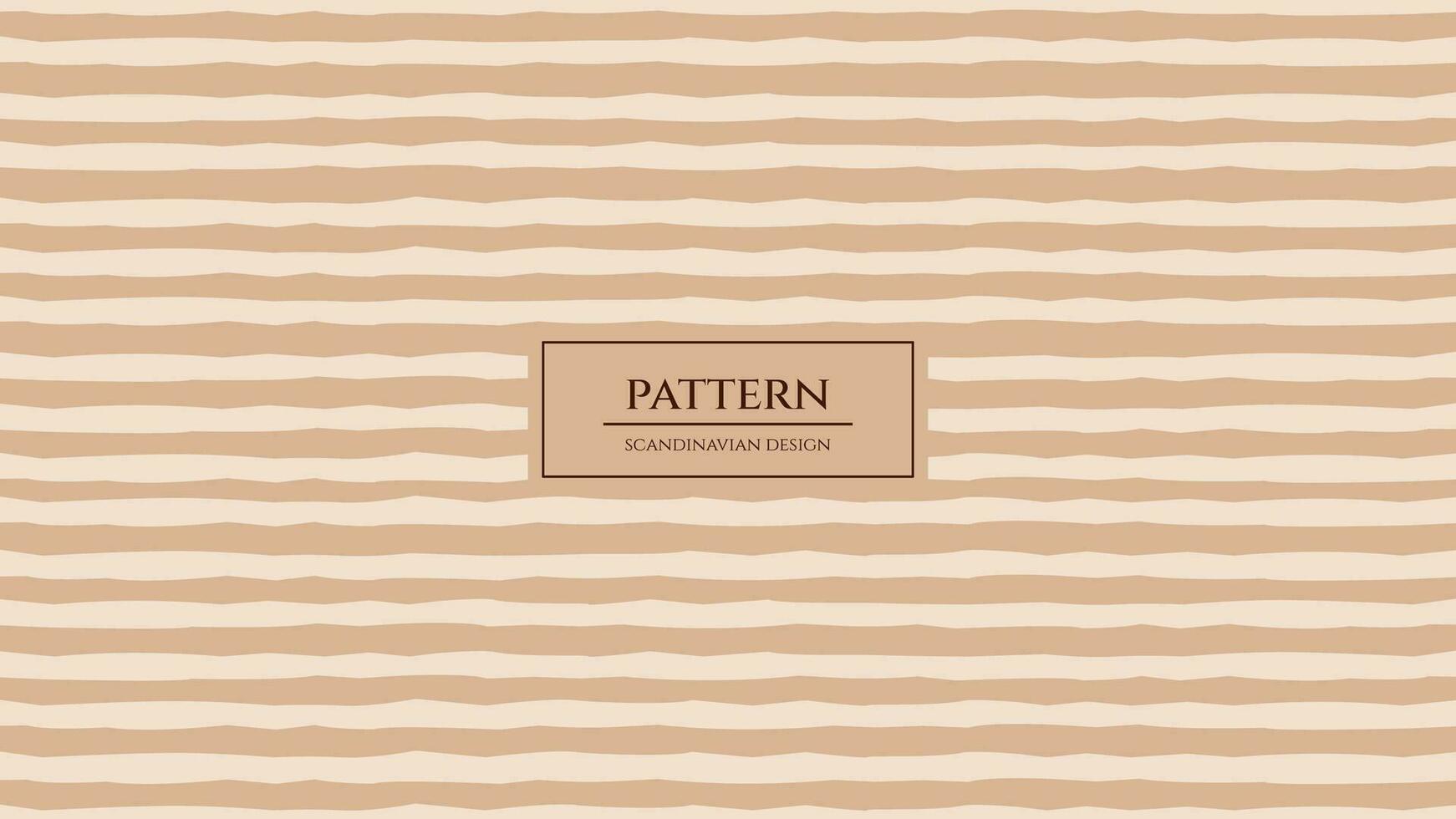 Aesthetic  seamless pattern. Trendy scandinavian style design. Nature illustration. vector