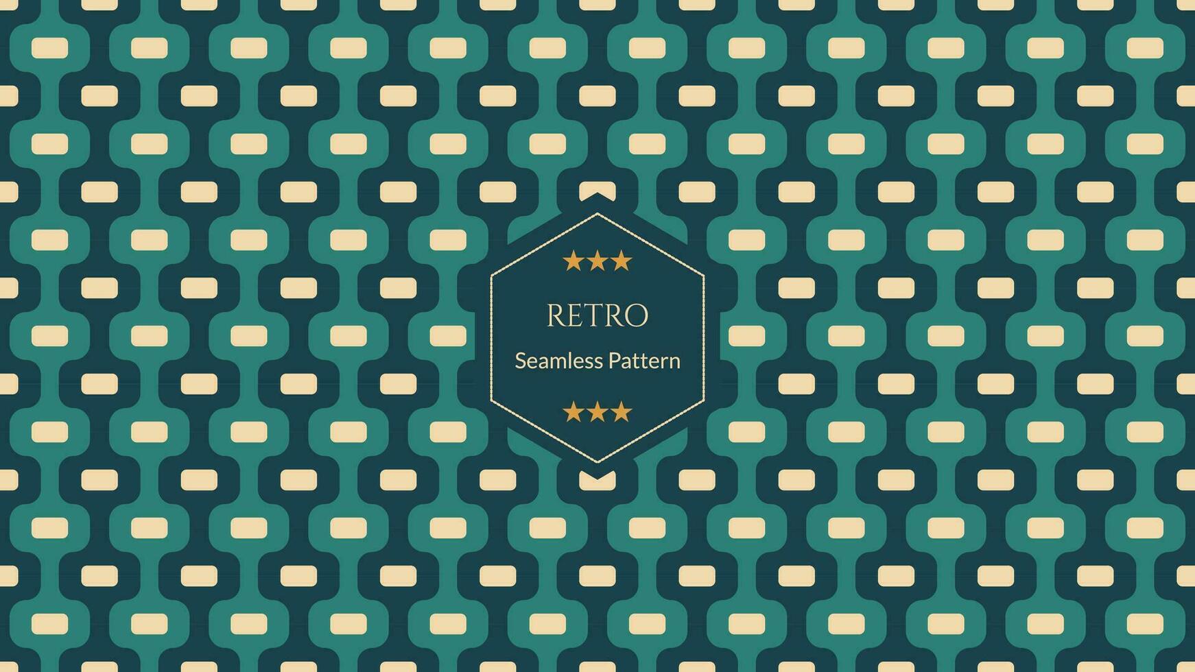 Retro Seamless Pattern. Aesthetic Style. Abstract Background vector