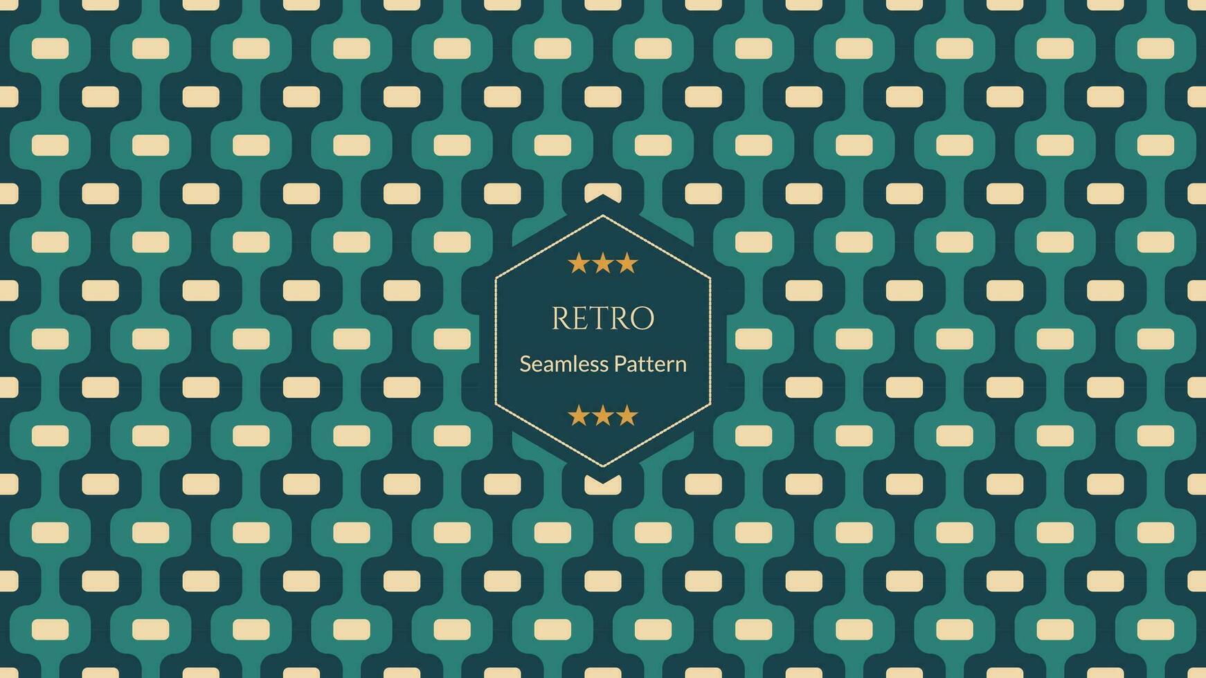 Retro Seamless Pattern. Aesthetic Style. Abstract Background vector