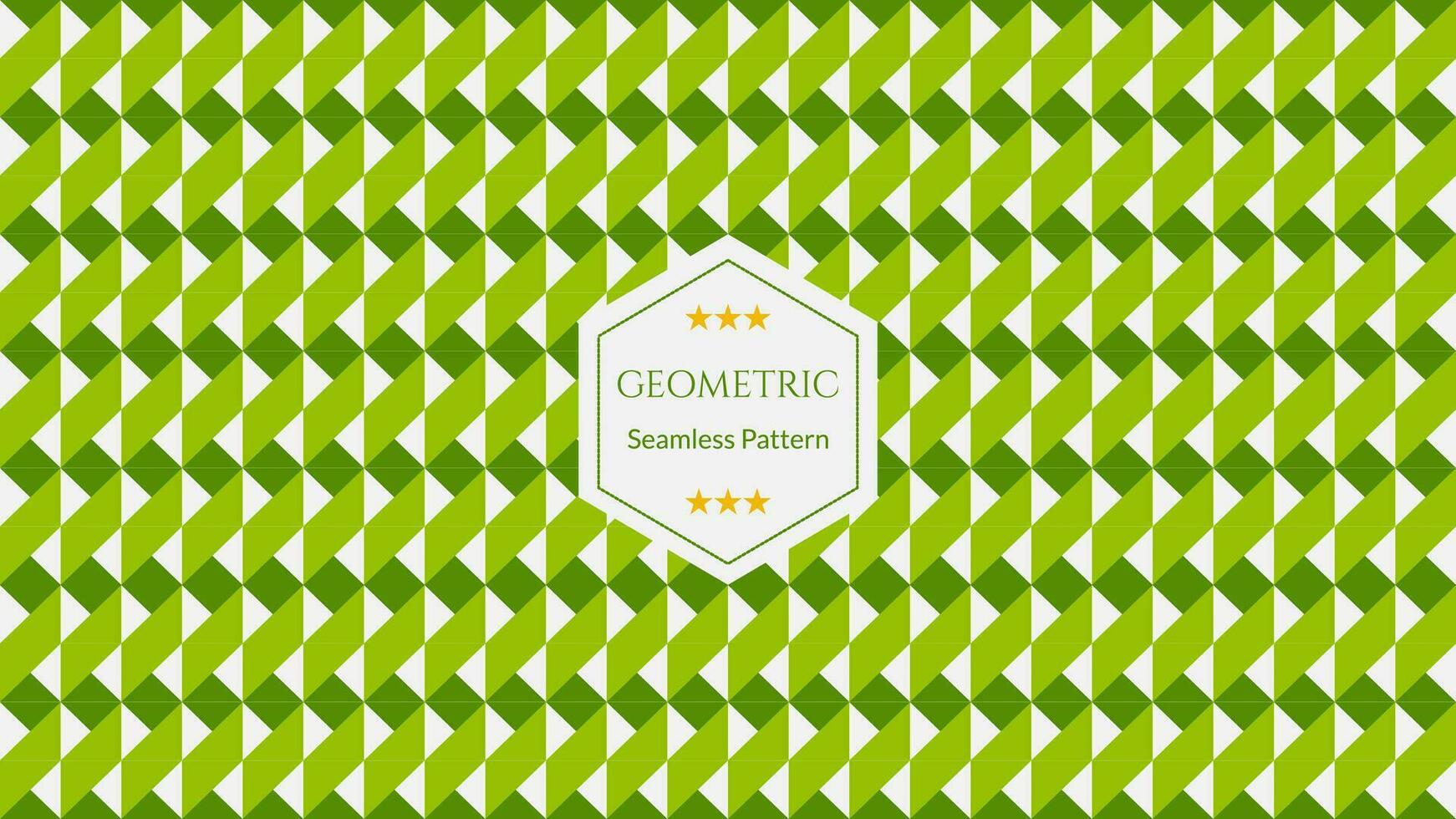 Green geometric seamless patterns, Abstract background, Simple vector graphics.