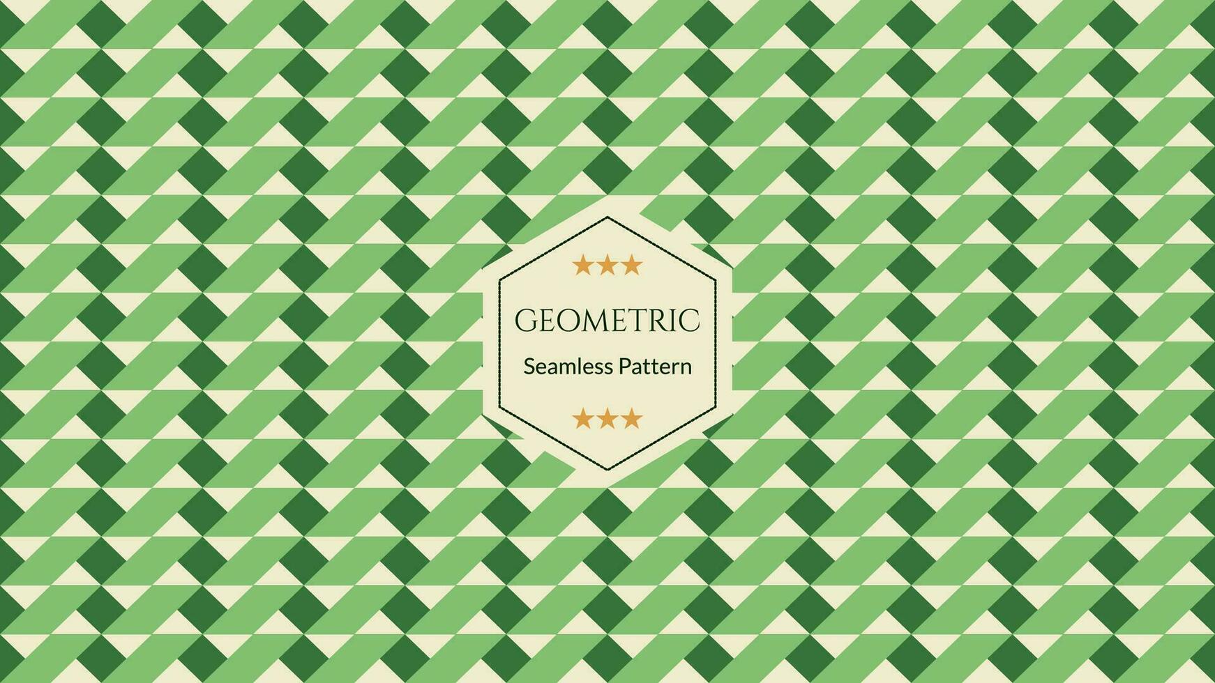 Green geometric seamless patterns, Abstract background, Simple vector graphics.