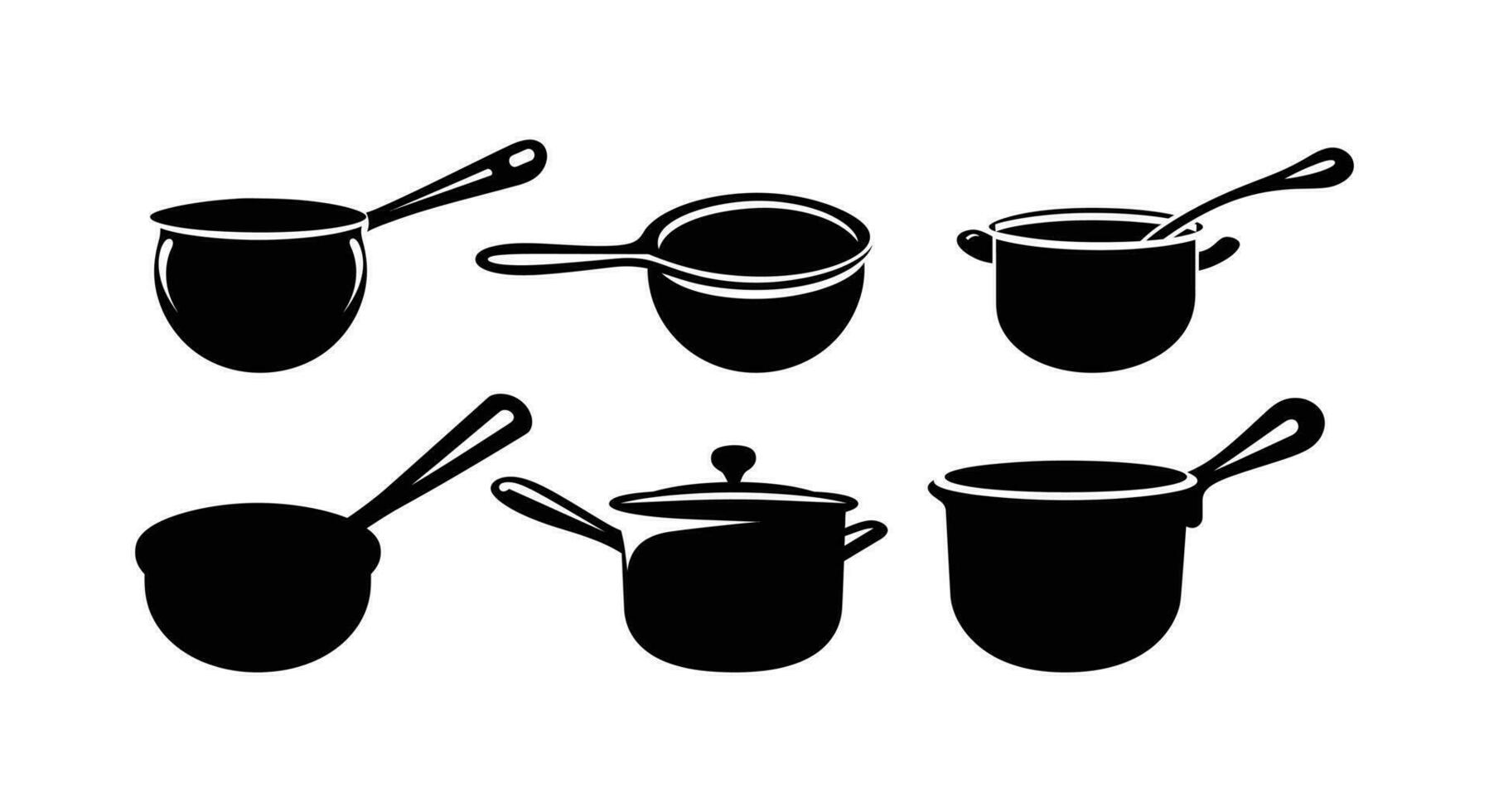 Kitchen Harmony Sleek Ladle Vector Art