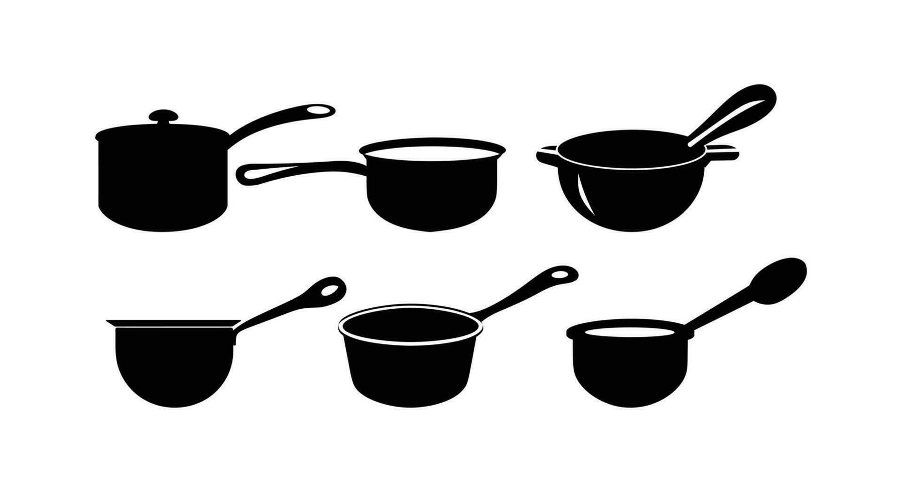 Graceful Ladle Elegant Kitchen Utensil Vector