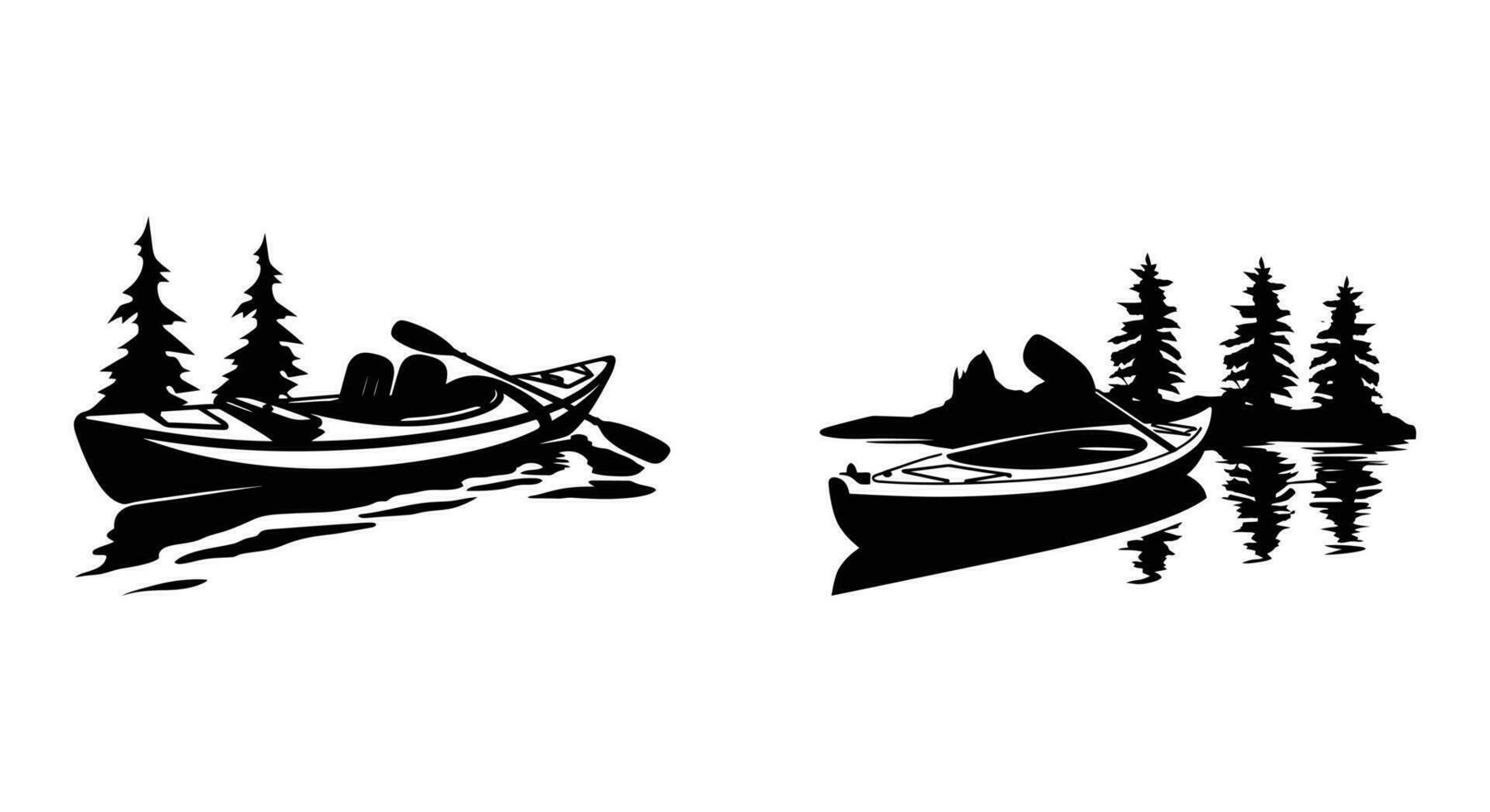 Kayak Expedition Bliss vector