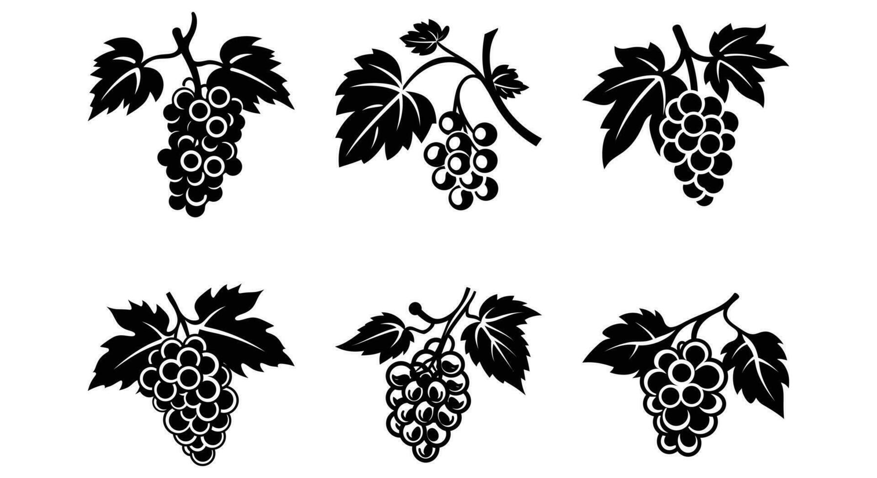 Wine Country Reverie Grape Cluster Fantasy vector