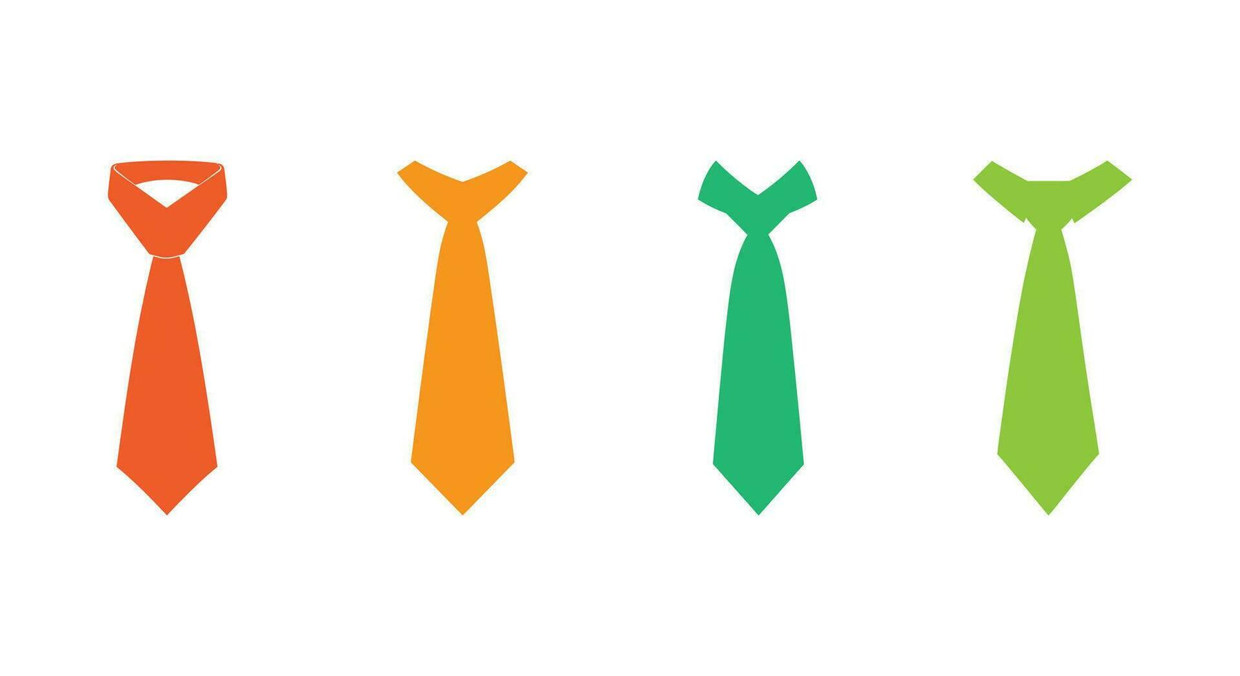 Dapper Drape Stylish Necktie Illustration vector