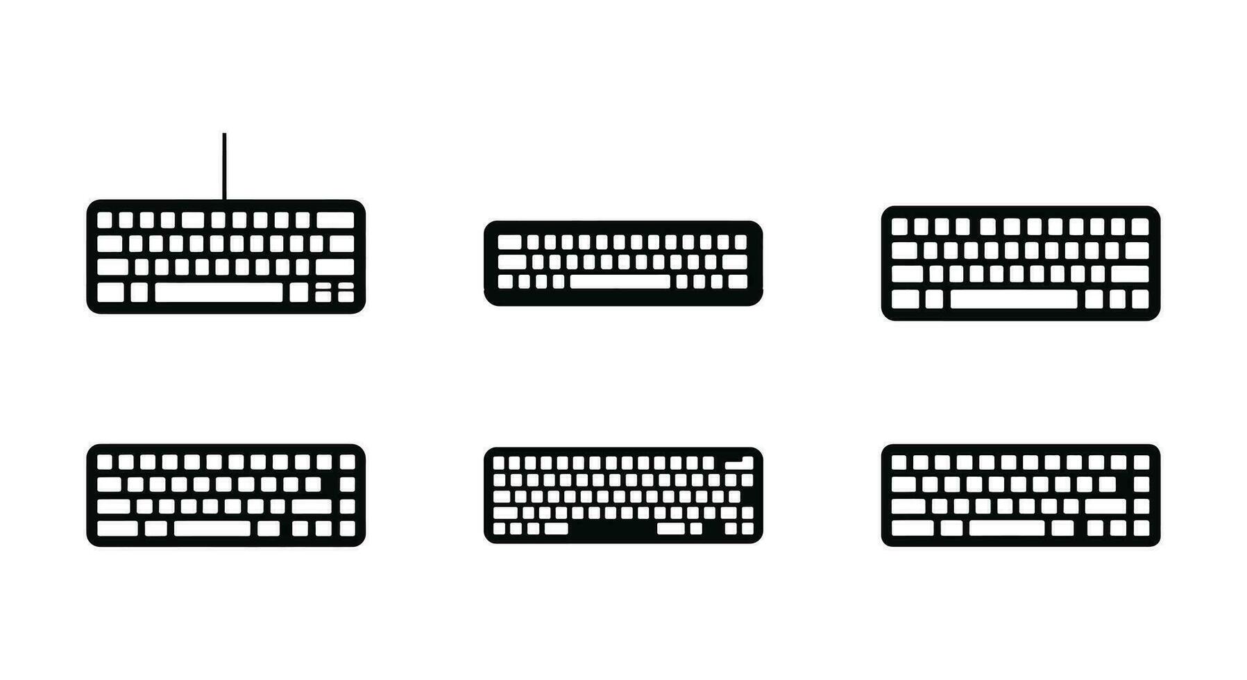 llave a creatividad futurista teclado diseño vector