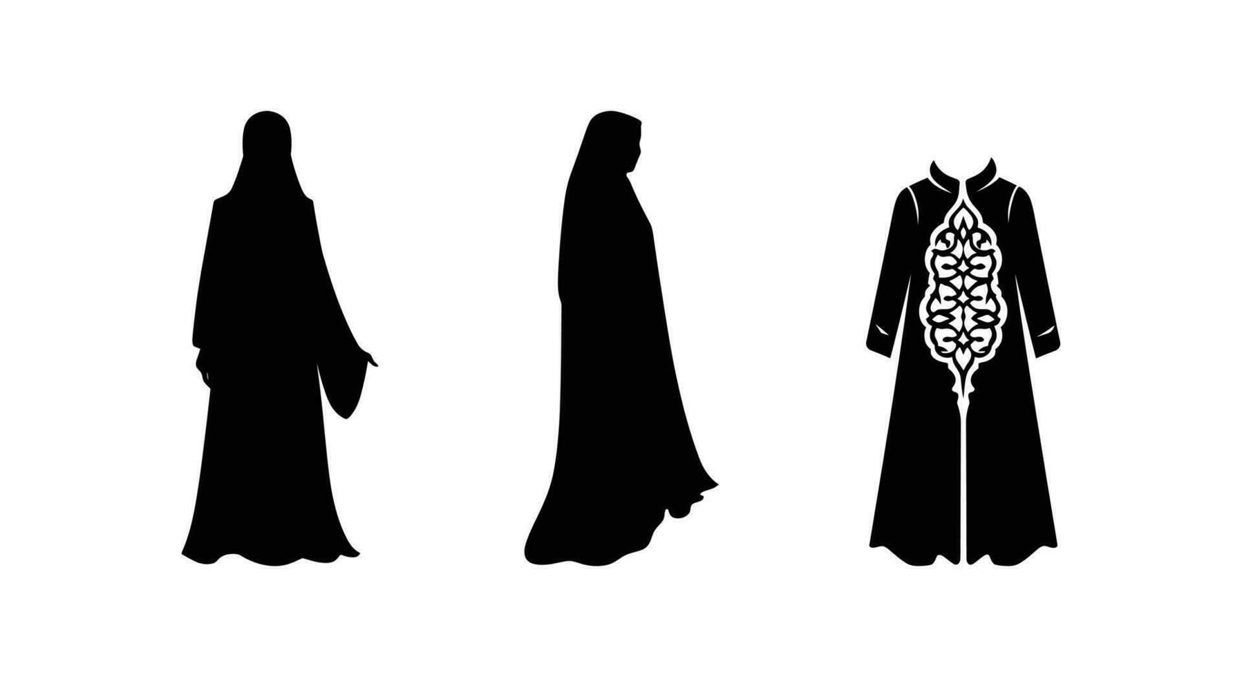 Niqab Beauty in Vector Form