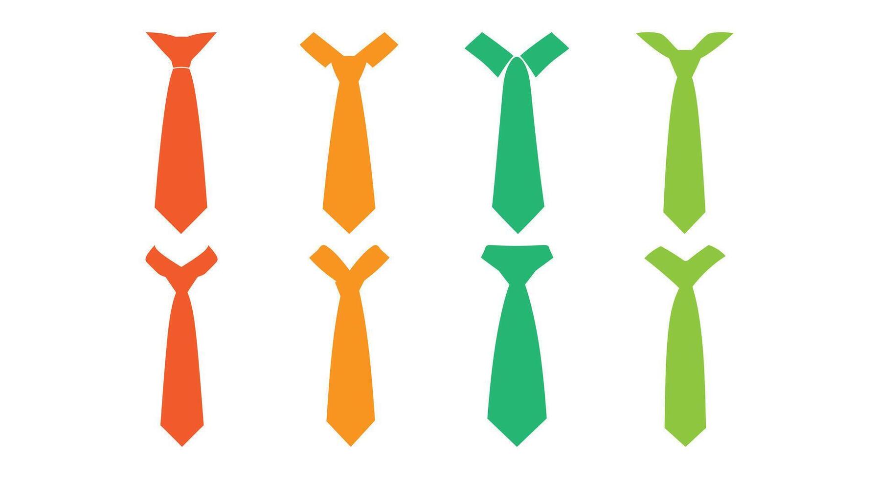 Business Class Professional Necktie Art vector