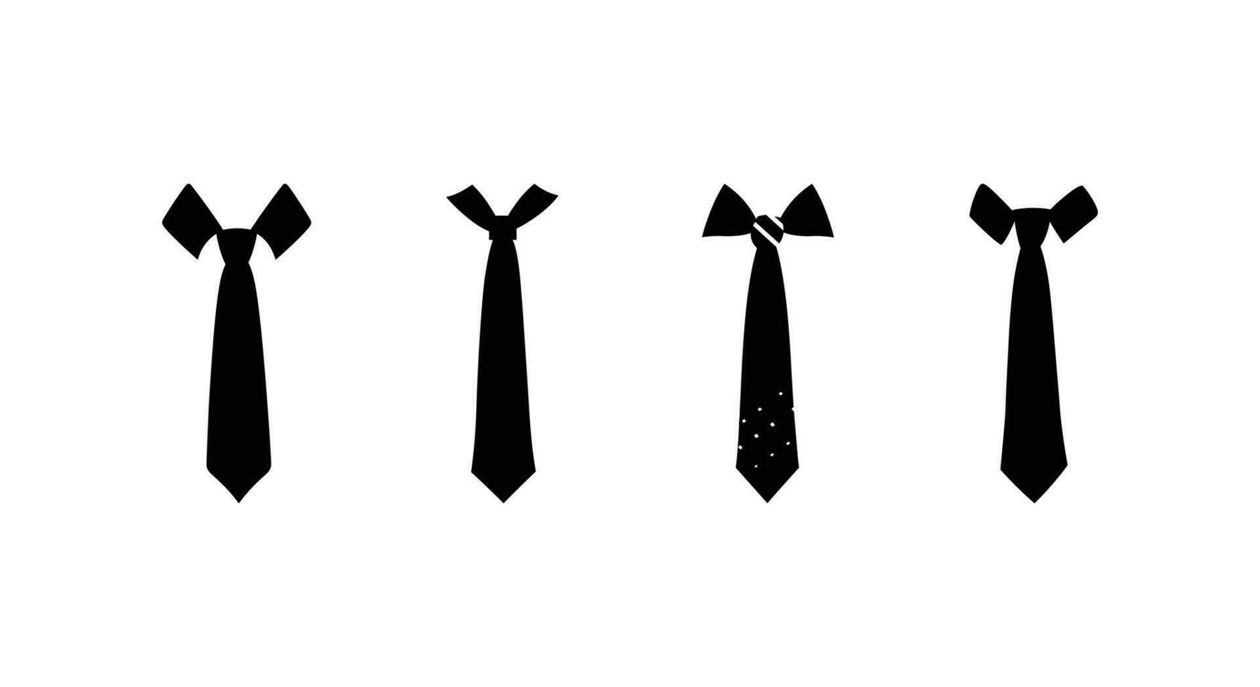 Sartorial Symmetry Artistic Necktie Vector