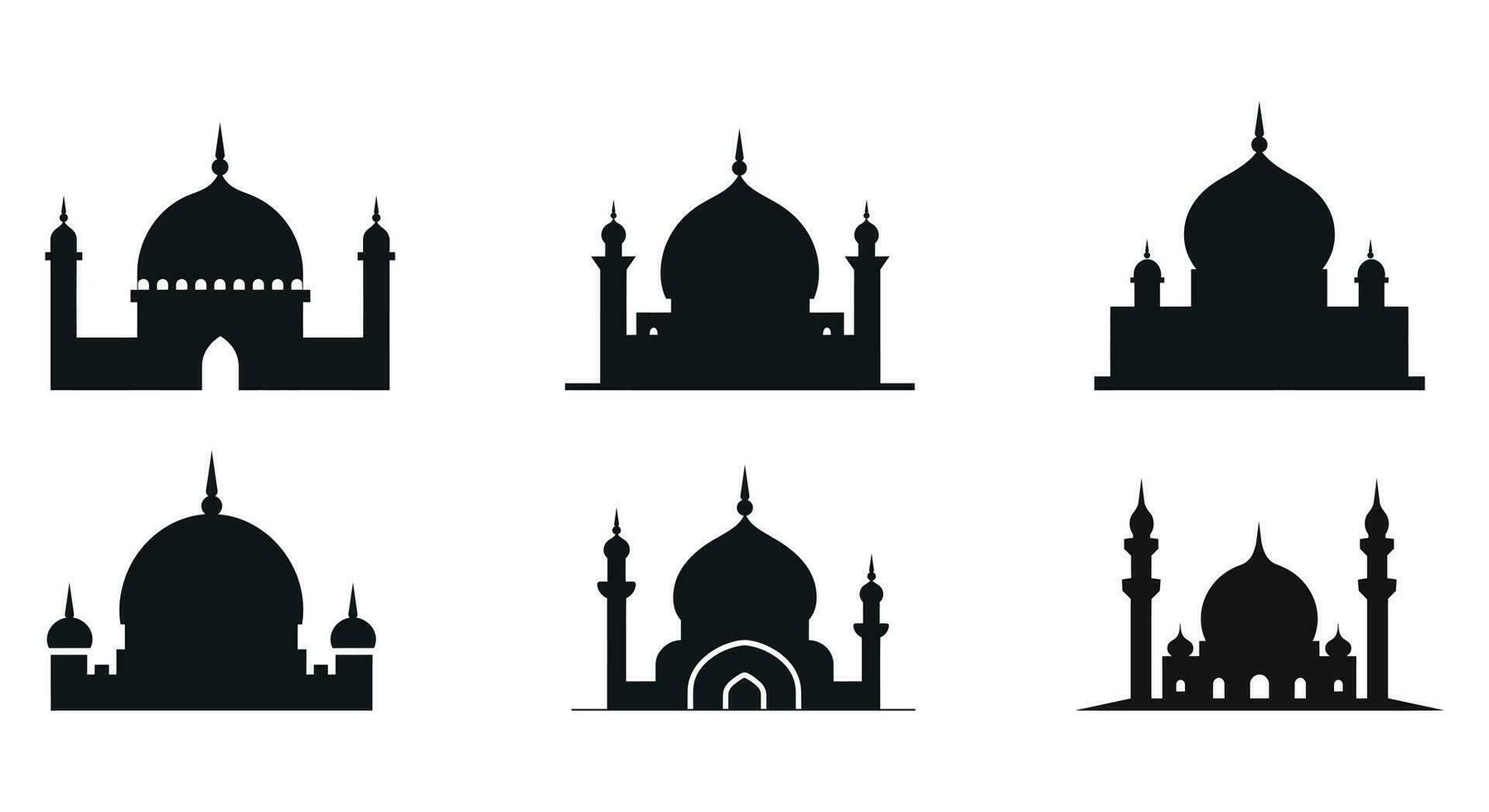 Vector Illustration of Traditional Mosque 34372548 Vector Art at Vecteezy