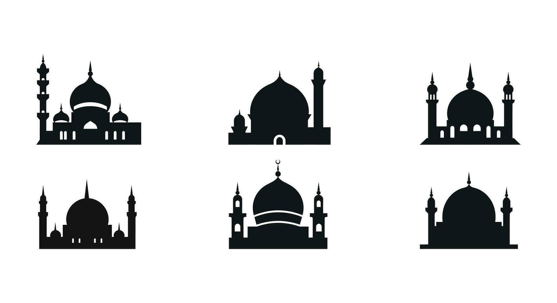 Contemporary Islamic Art Mosque Shadows vector