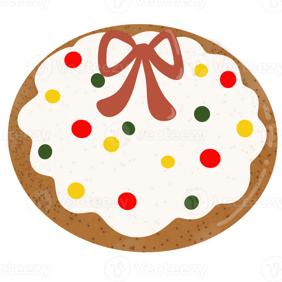 Christmas gingerbread cookies for decoration. png