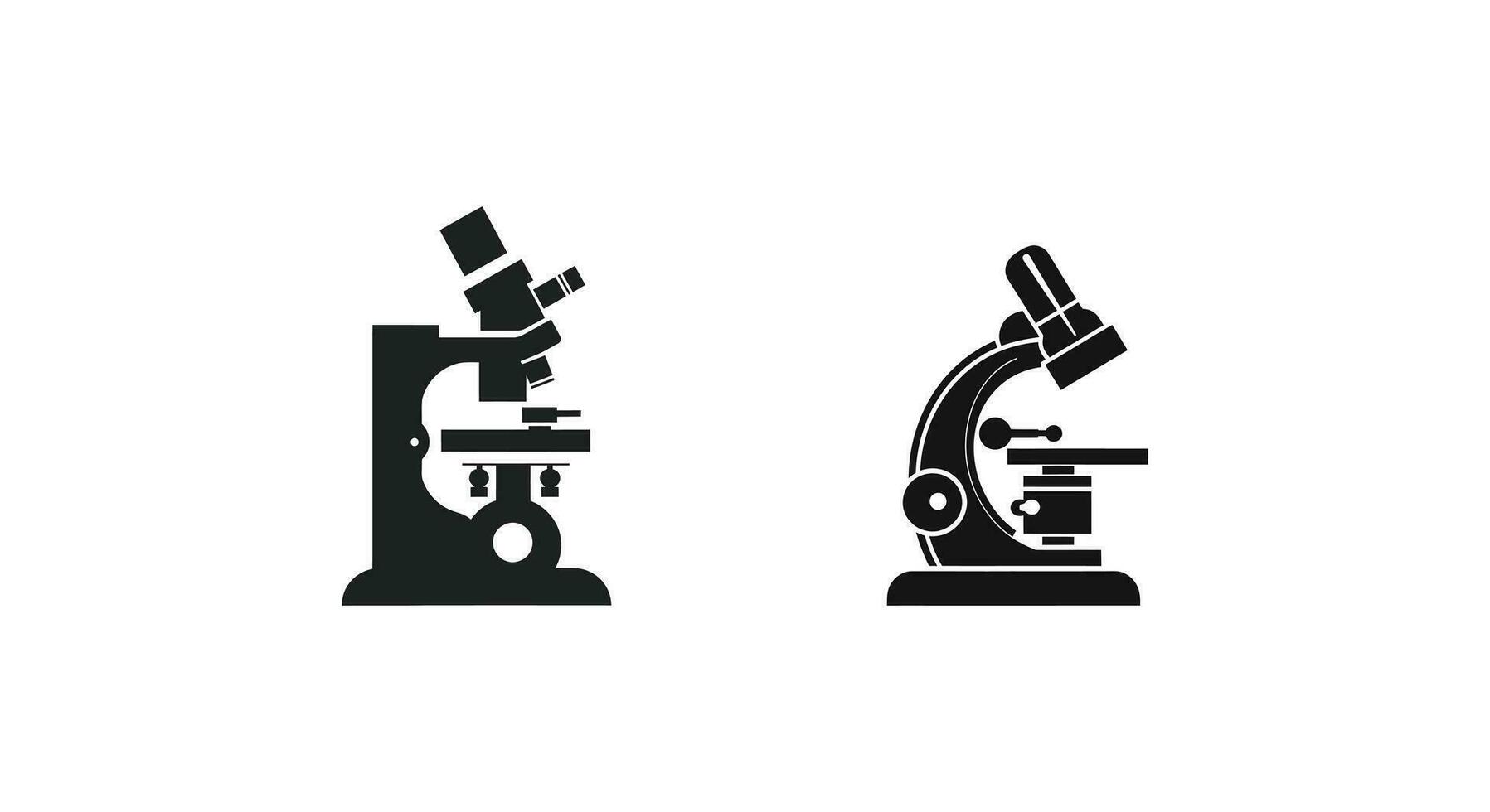 un vislumbrar más allá microscopio oscuridad colección vector