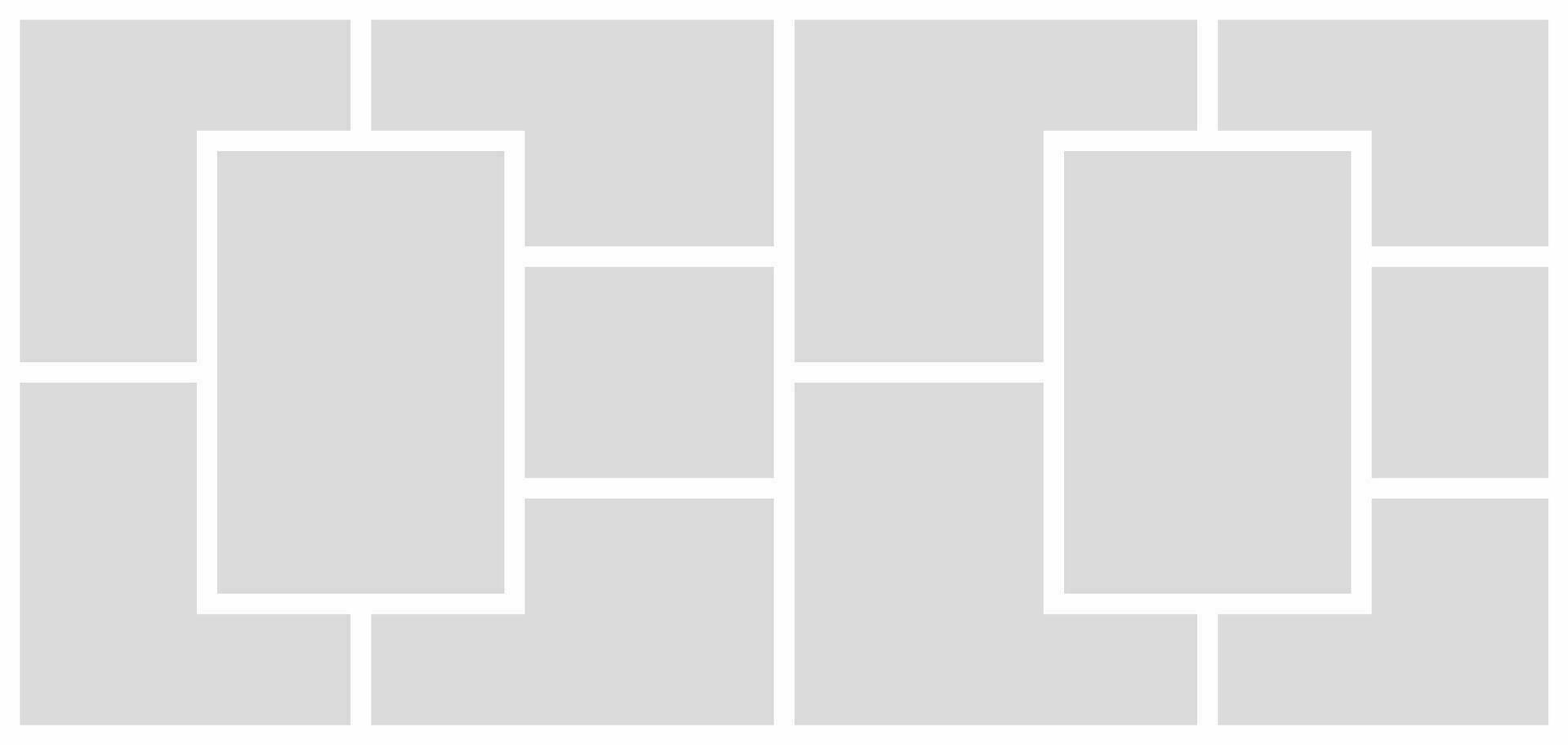 Pictures or photos frame collage photo frames and digital photo wall template vector