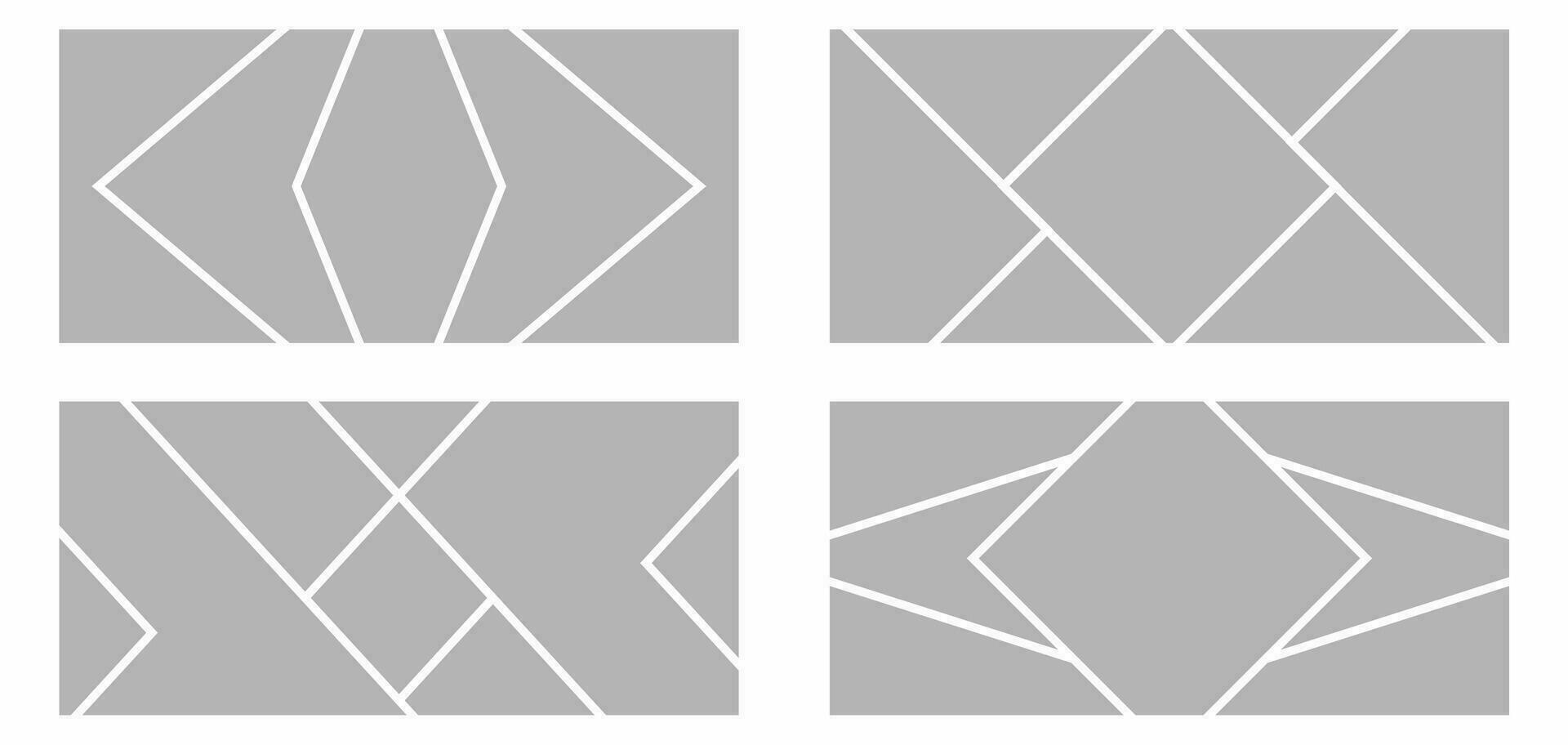 Pictures or photos frame collage abstract photo frames and digital photo wall template vector