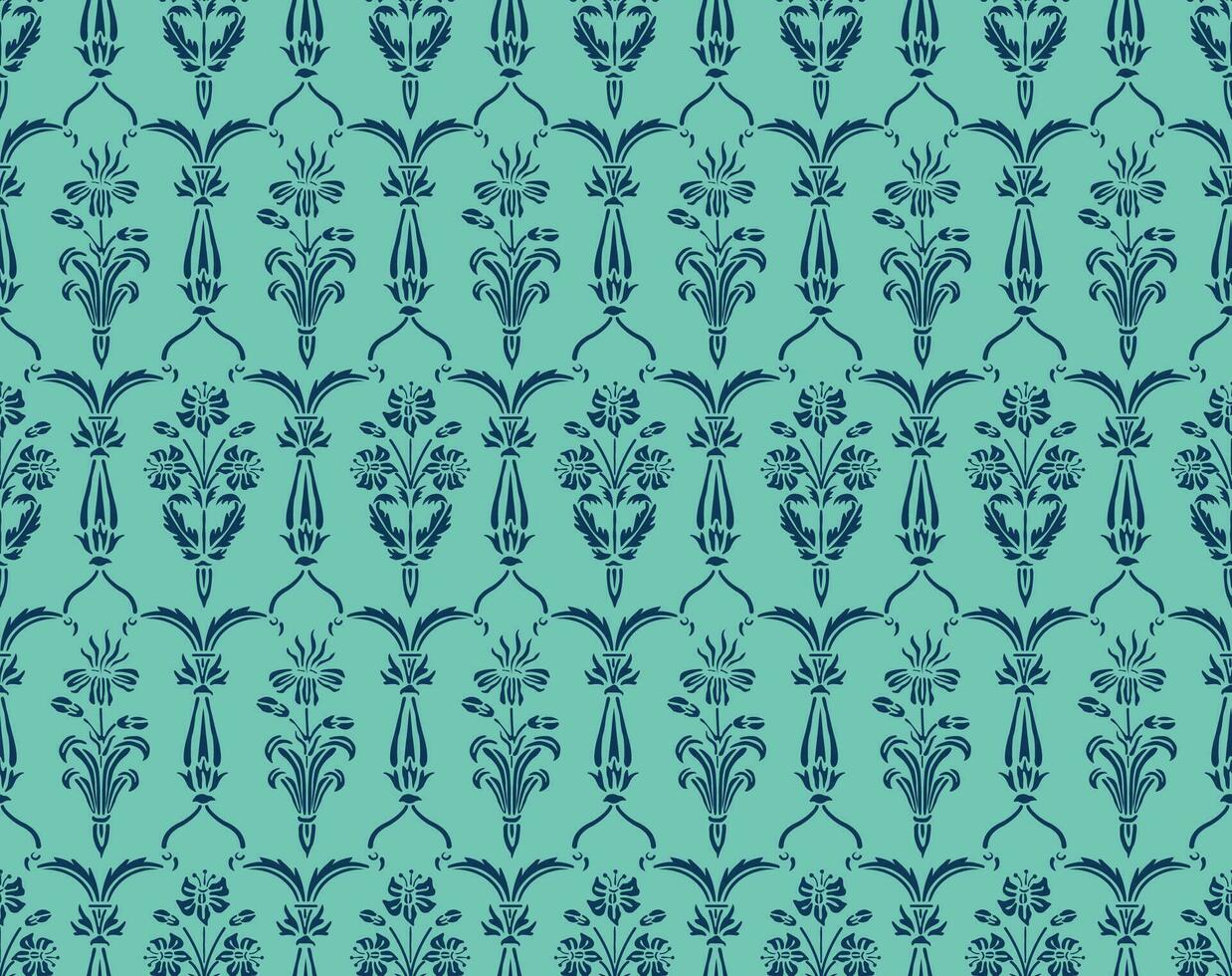 Traditional Indian colorful floral pattern design for textile and digital Print. vector