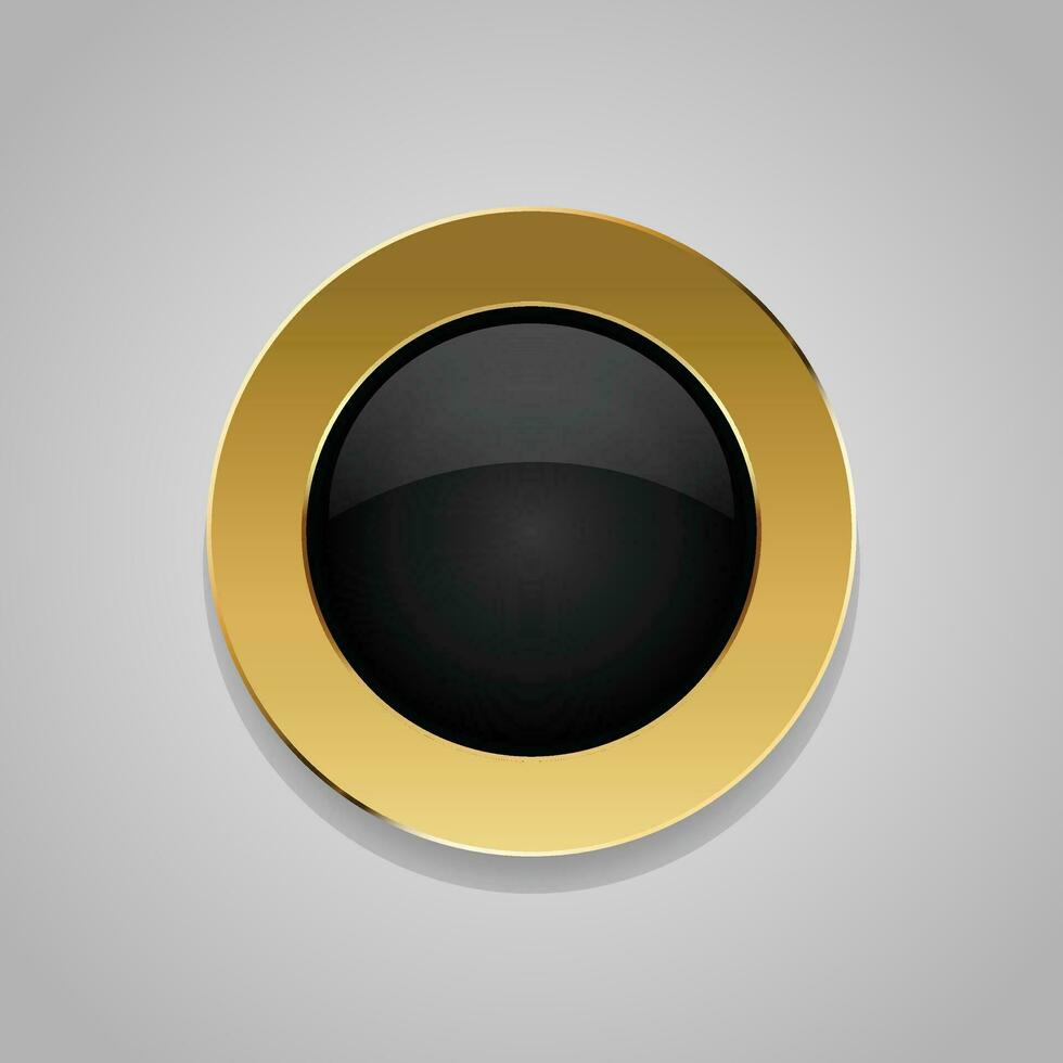 Luxury golden badges and labels. Retro vintage circle badge design vector