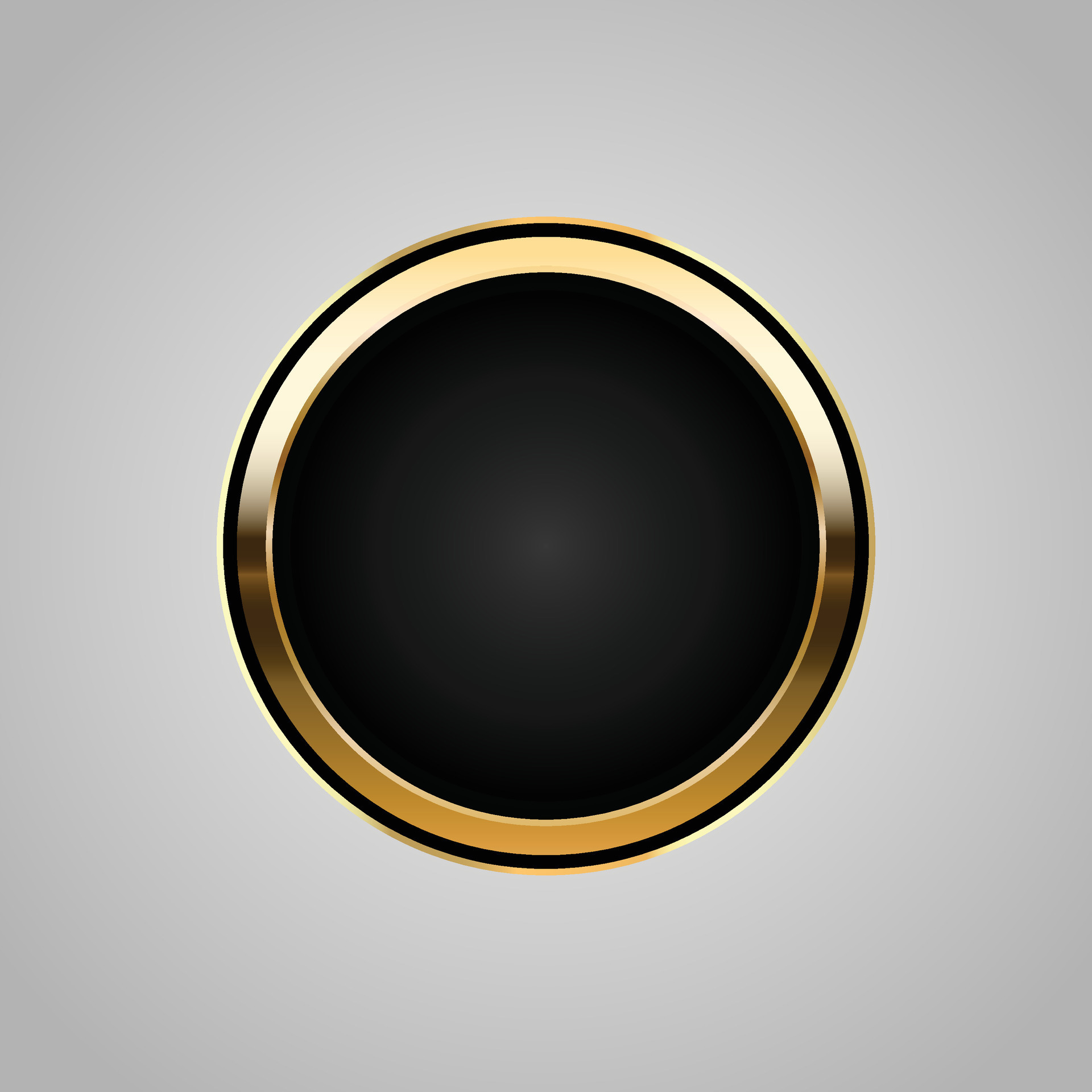 Luxury golden black badges and labels. Retro vintage circle badge