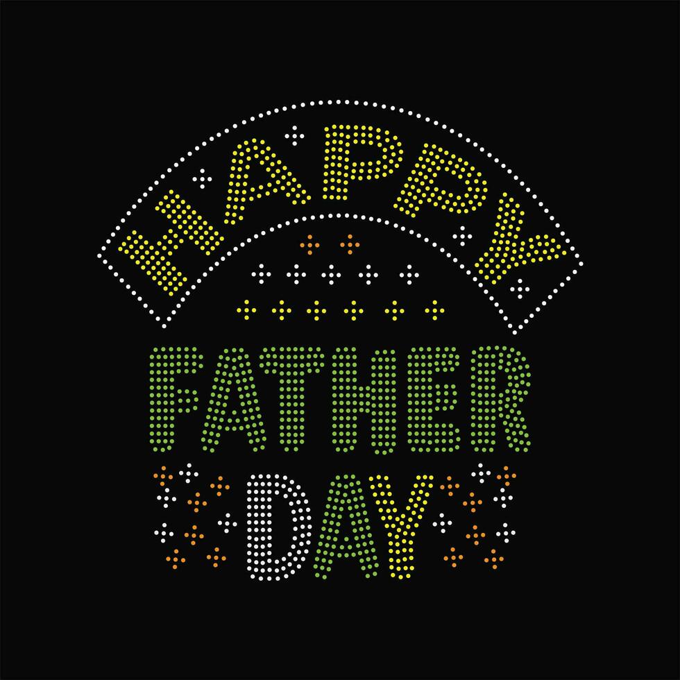 Happy father day vector