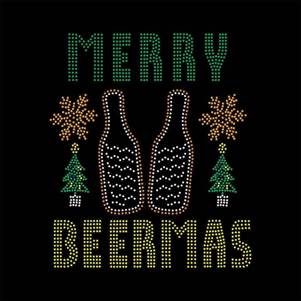 Merry beermas 9 vector