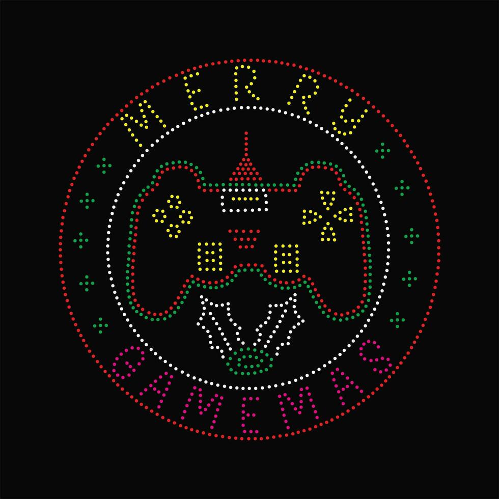 Merry gamemas 8 vector