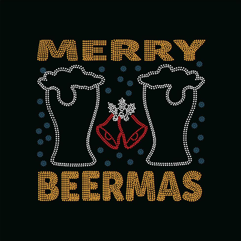 Merry beermas 4 vector