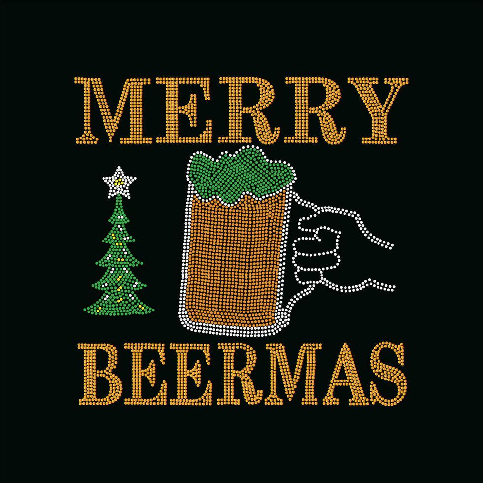 Merry beermas 3 vector