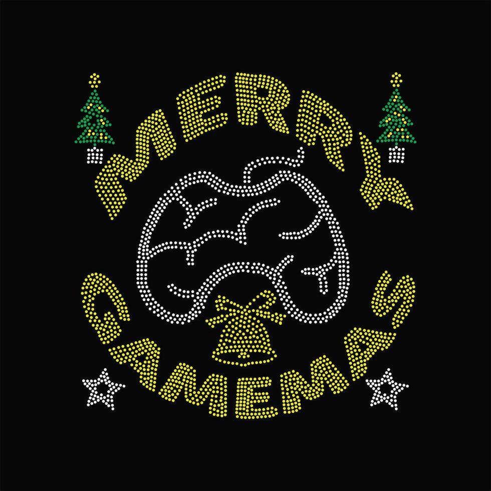Merry gamemas 2 vector