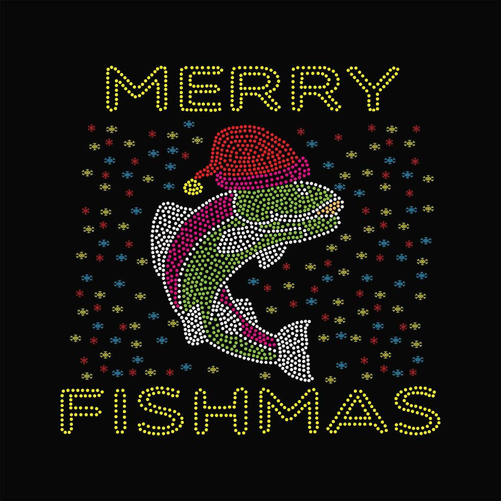 Merry Fishmas 1 vector