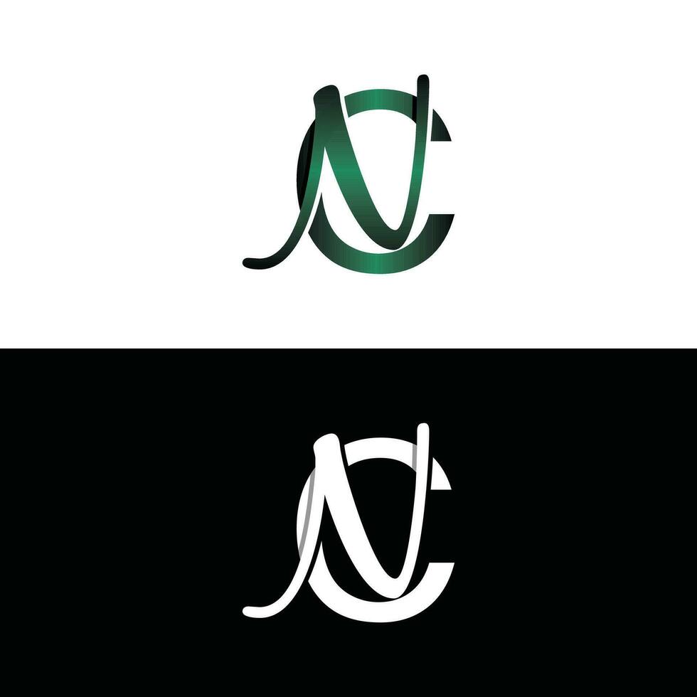 Letter CN luxury modern monogram logo vector design, logo initial vector mark element graphic illustration design template