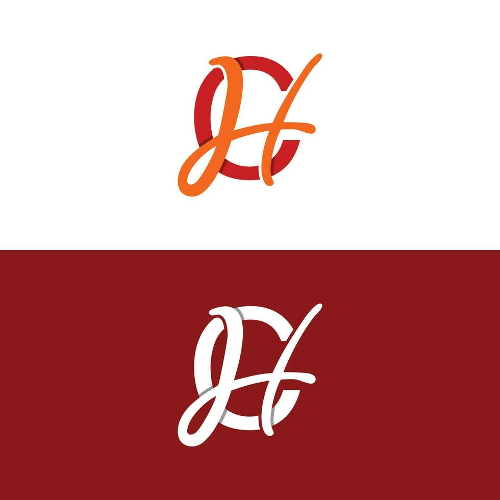 Letter CH luxury modern monogram logo vector design, logo initial vector mark element graphic illustration design template