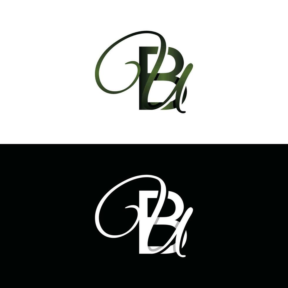 Letter BU luxury modern monogram logo vector design, logo initial vector mark element graphic illustration design template