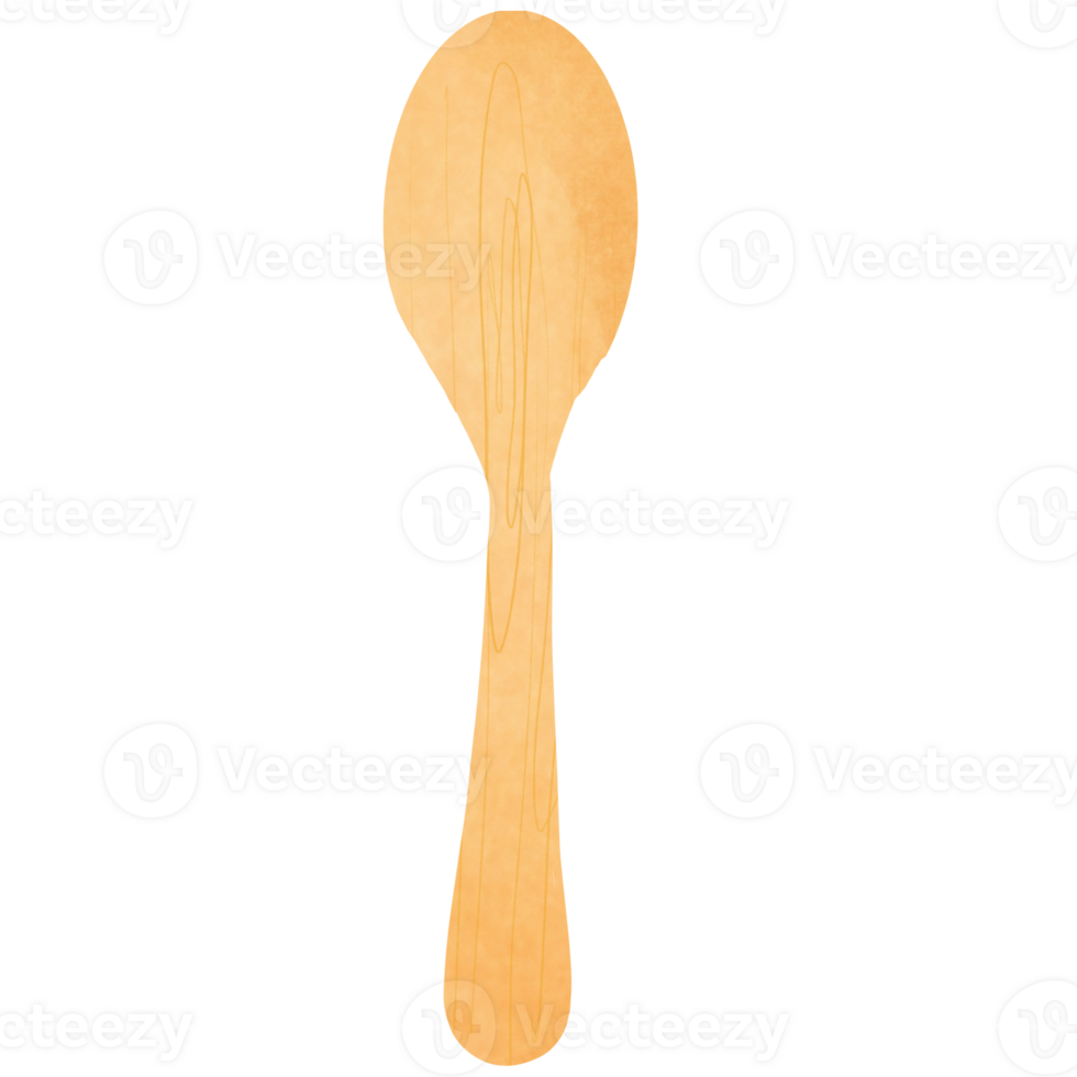 A wood spoon png
