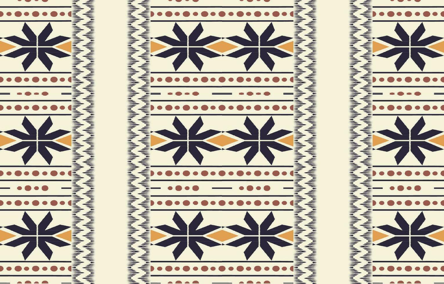 Ethnic abstract ikat art. Aztec ornament print. geometric ethnic pattern seamless  color oriental.  Design for background ,curtain, carpet, wallpaper, clothing, wrapping, Batik, vector illustration.