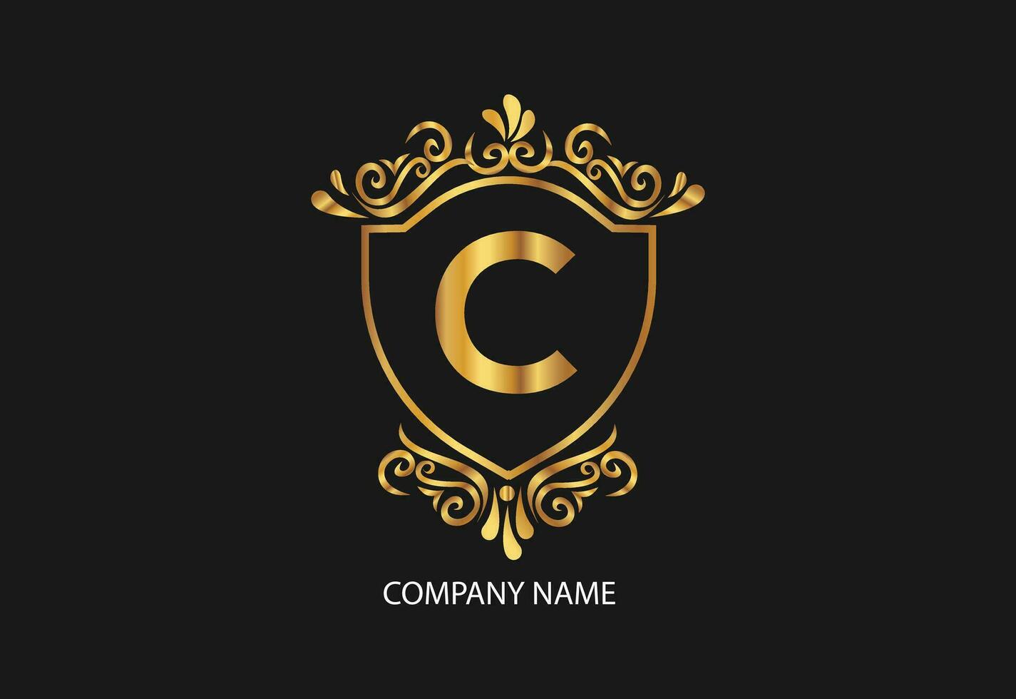 latter C natural and organic logo modern design. Natural logo for branding, corporate identity and business card vector