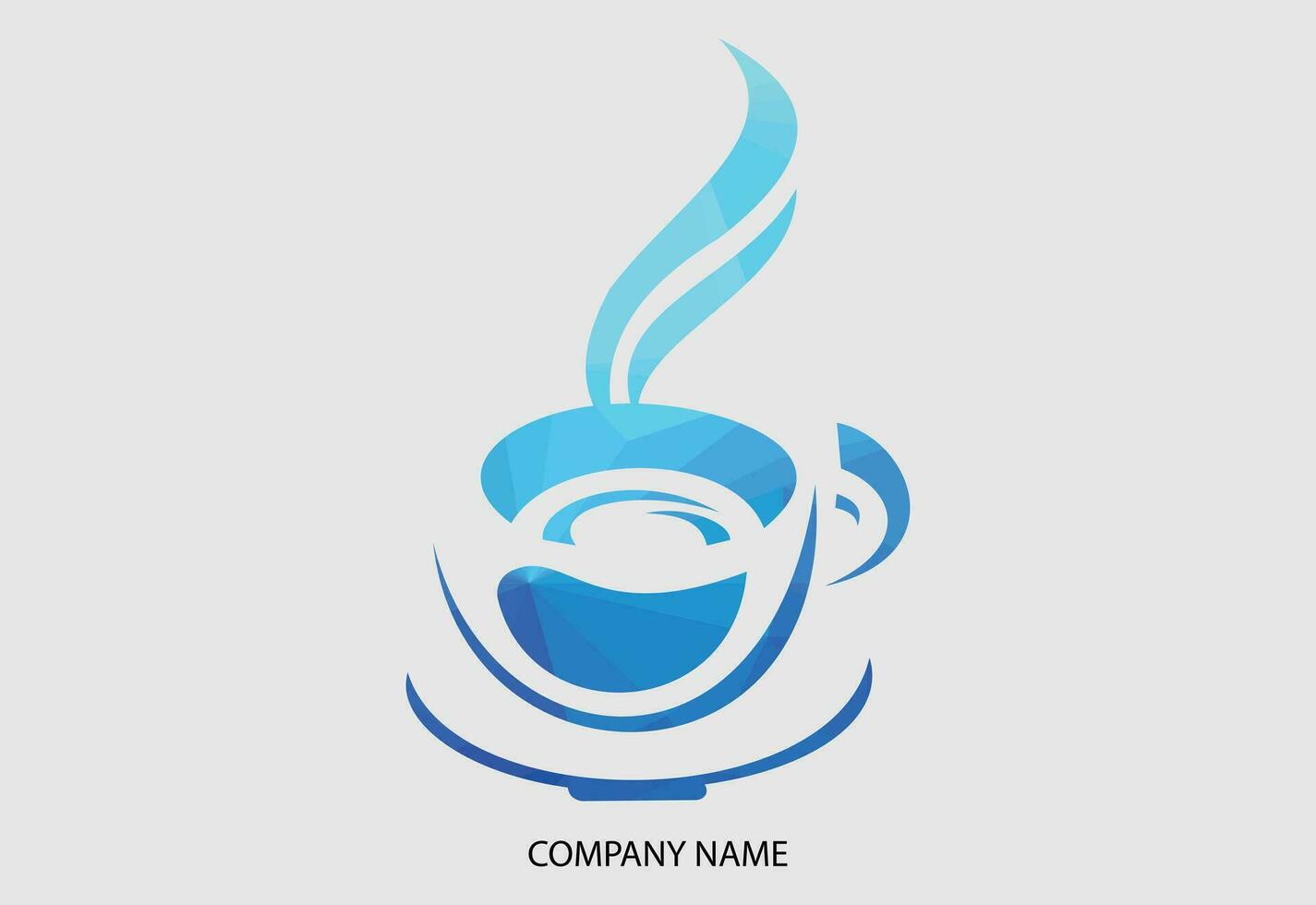 Coffee cup Logo coffee shop vector icon design Free Vector