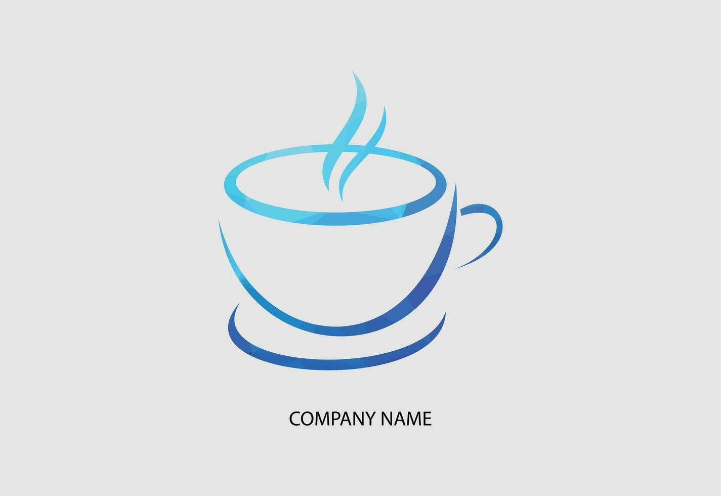 café taza logo café tienda vector icono diseño gratis vector