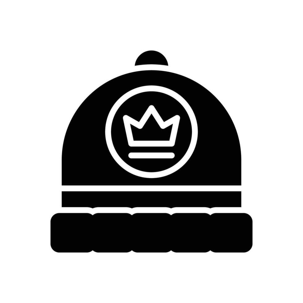 beanie glyph icon. vector icon for your website, mobile, presentation, and logo design.