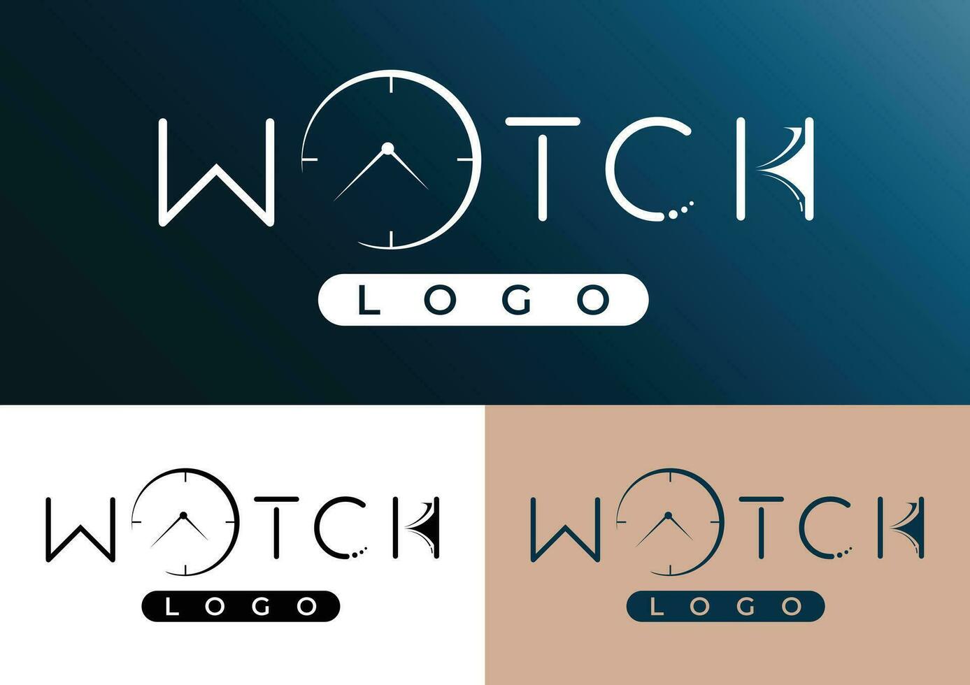 Time logo template vector