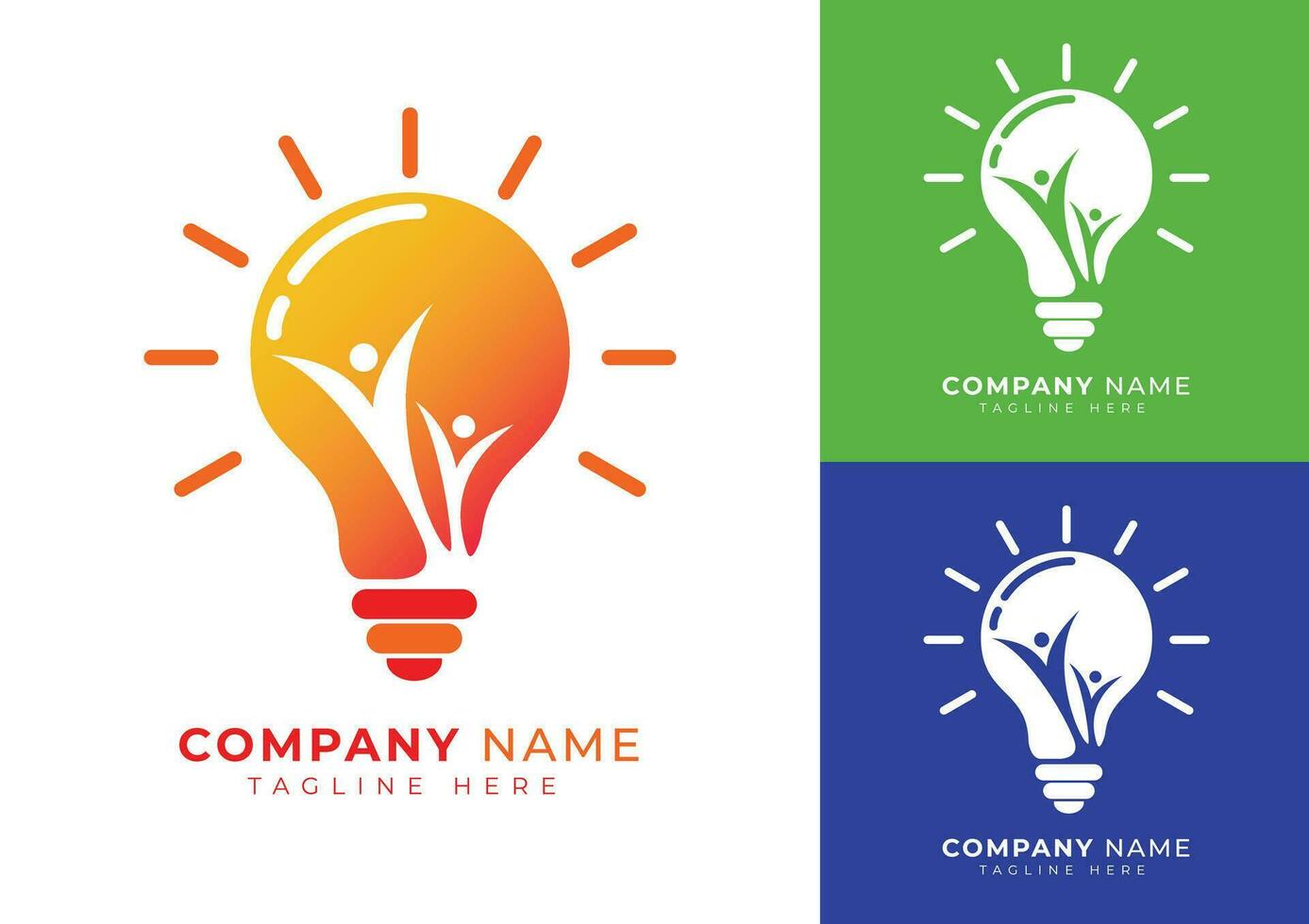 Youth empowerment logo template vector