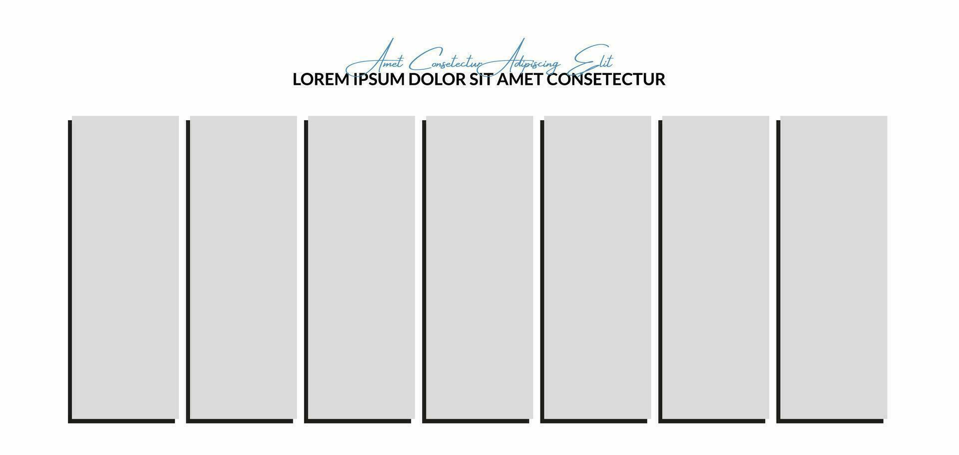 Pictures or photos frame collage photo frames and digital photo wall template vector