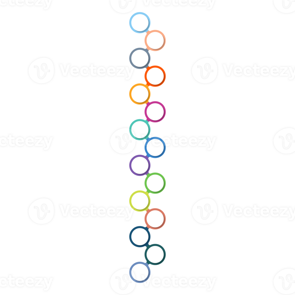 Infographic with 15 steps, process or options. png