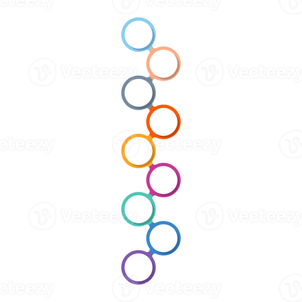 Infographic with 9 steps, process or options. png