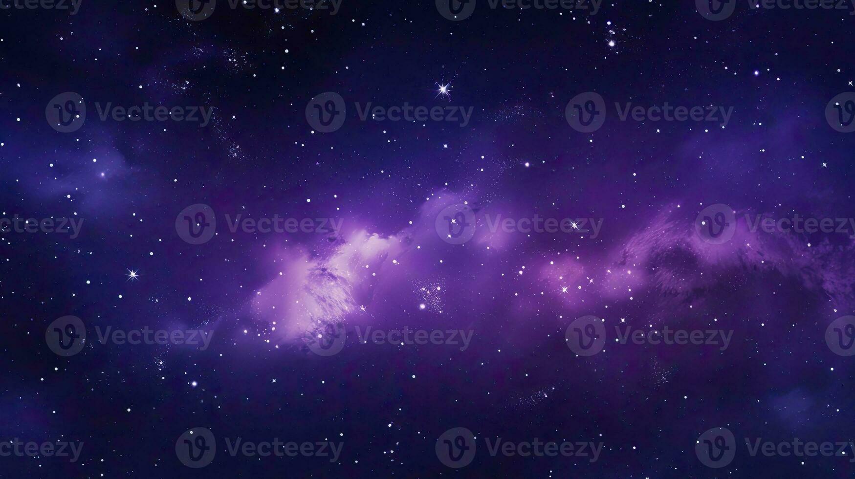 Galactic Space Wallpaper in Dark and Light Violet Hues. AI Generated photo