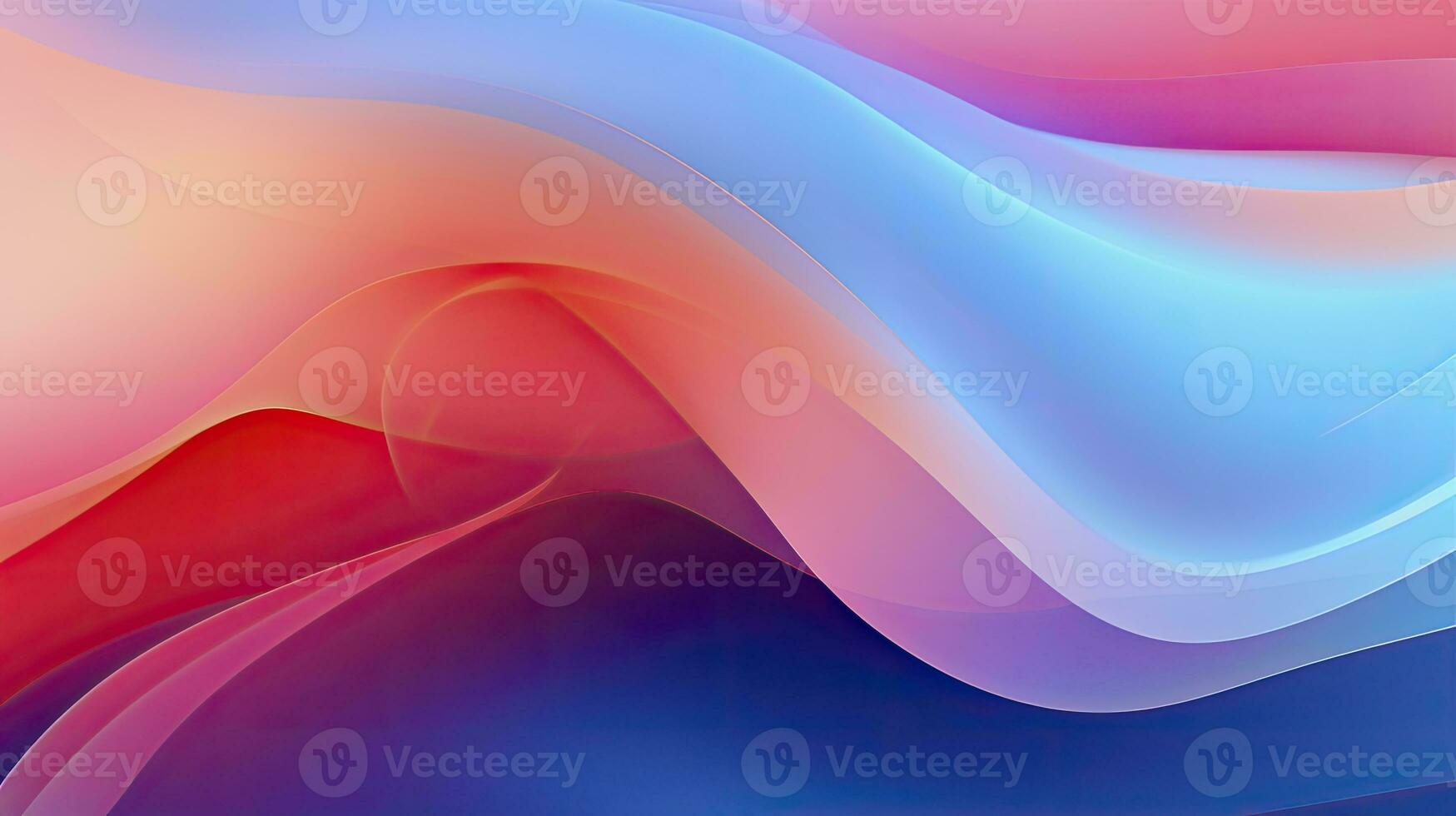 Gradient Pastel Colors Abstract Background. AI Generated photo