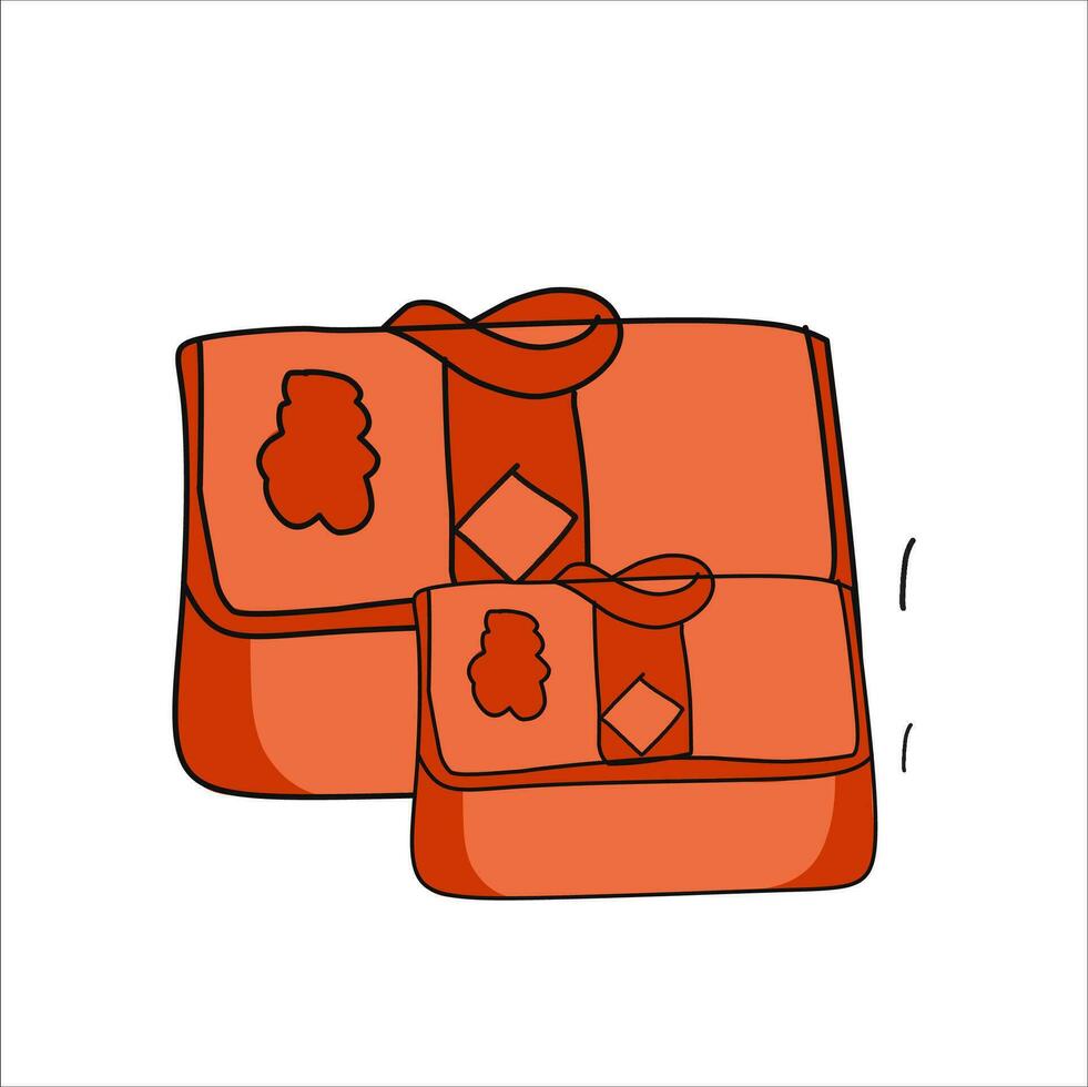 shopping bag flat illustration design. blue, orange, red, yellow bag packages isolated on white background. handbag. 3d shopping bag icon. vector bag. shopping design assets