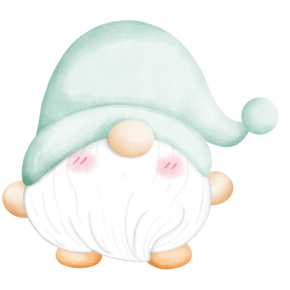 Gnome wears a hat png