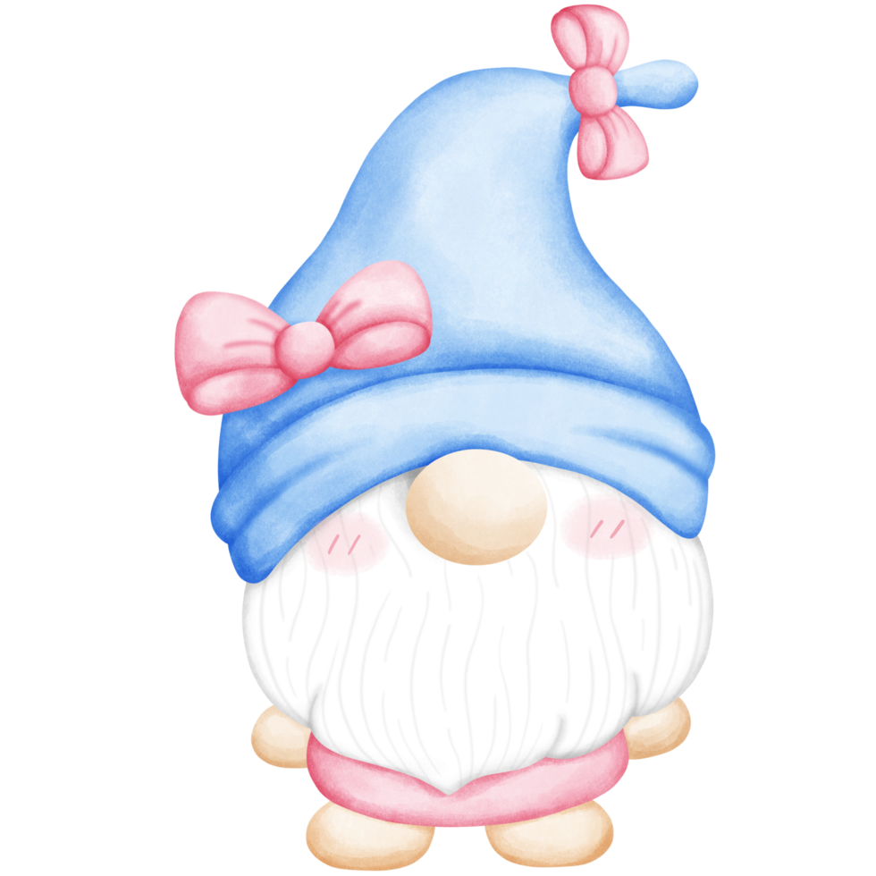 Gnome wears a hat png