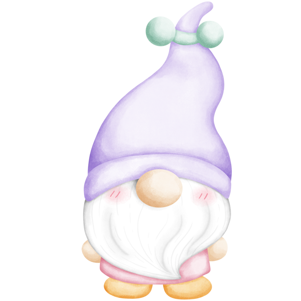 Gnome wears a hat png